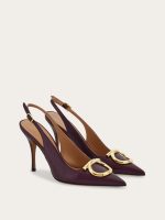 Ferragamo Maxi Gancini slingback pum - Image 6